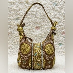 Vera Bradley Sittin in A Tree Retired 2010 Mini Shoulder Knotted Tote Handbag